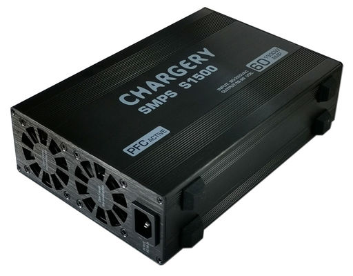30V 24V 1500W UAV réglable SMPS Chargeur de batterie Compact E Rickshaw 68mm 60A