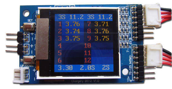 6S 12S LiPO Système de surveillance du moniteur de tension des cellules de batterie