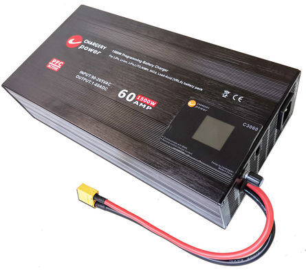 30V 1500W courant réglable de tension Adaptateur de chargeur de batterie SMPS 1S 4S 8S 60A