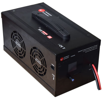 48V 3000W 13S LiPo, NMC, LiFe, LiTo, Pb, VRLA AGM acide de plomb, GEL Chargeur de batterie pour vélo électrique, moto électrique 1-55A