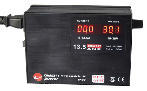 Chargeur de batterie SMPS pour hélicoptère programmée 13A 30V 400W