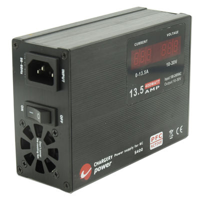 Type de chargeur de batterie SMPS certifié RoHS UAV 13A 30V 400W