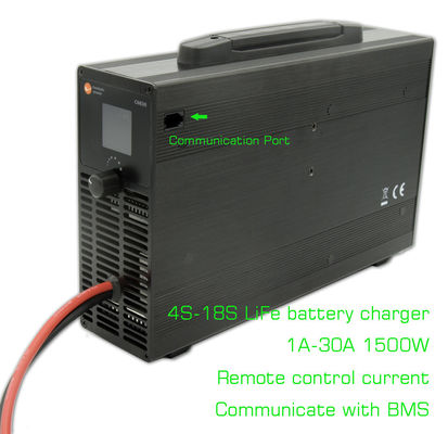 58.4V Vrla LFP Lithium Lifepo4 Chargeur de batterie 8S 12S 16S 18S personnalisé
