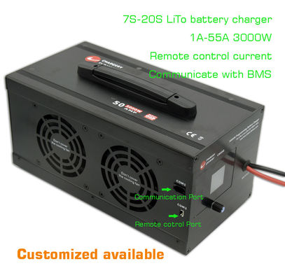 Chargeur de batterie au lithium LTO LiTo Ac To Dc 7S-20S 1A-55A