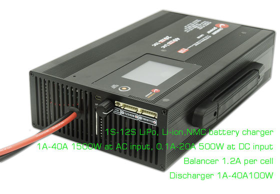 8S LiPo NMC batterie LiIon Chargeur à équilibre ionique au lithium 50.4V 40A