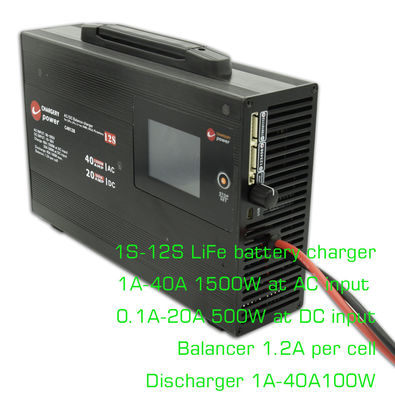 43.8V 1500W Lipo Batterie AC DC Balance Charger Déchargeur Pour les drones UAV 4S 40A