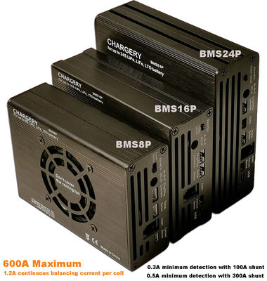 Système de gestion de la batterie au lithium LTO NMC BMS 24S 18S 100A 300A 600A