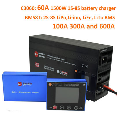 Système de gestion de la batterie Lifepo4 BMS 4S 6S 600A haute tension