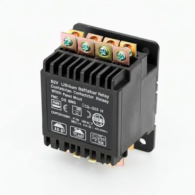 Relais de contacteur électrique à courant continu à batterie au lithium de 12 V Bms avec montage de panneau